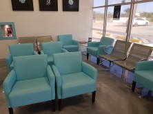 Waiting Room Chairs. Logo New Mid Edge Tubs. Stained Timber Legs. Any Fabric Colour